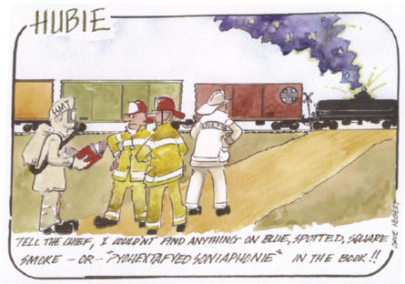 Sample Cartoon from HUBIE and the Fire Service