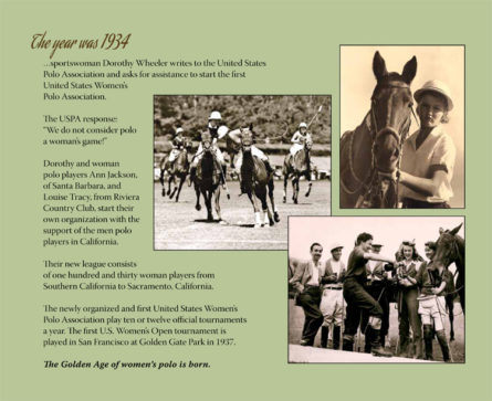 Comin' Thru: The Golden Age of Women's Polo 1934-1941