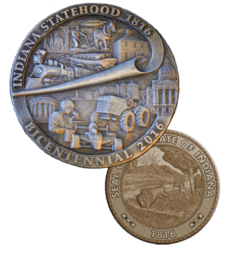 IN Bicentennial Bronze Medals