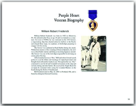 The Medal With A Heart - Veteran Biography Edition