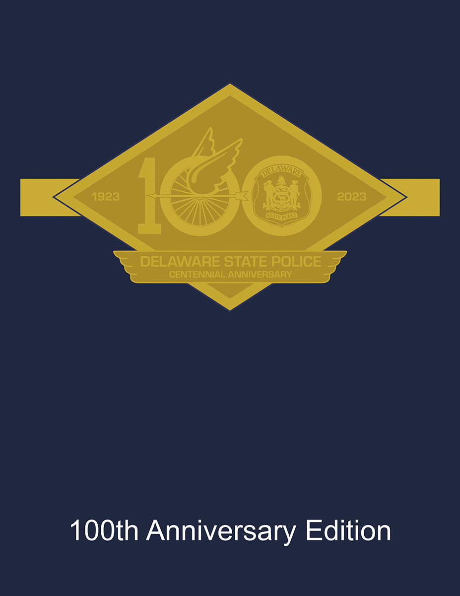 Delaware State Police 50th, 75th, and 100th Anniversary Books